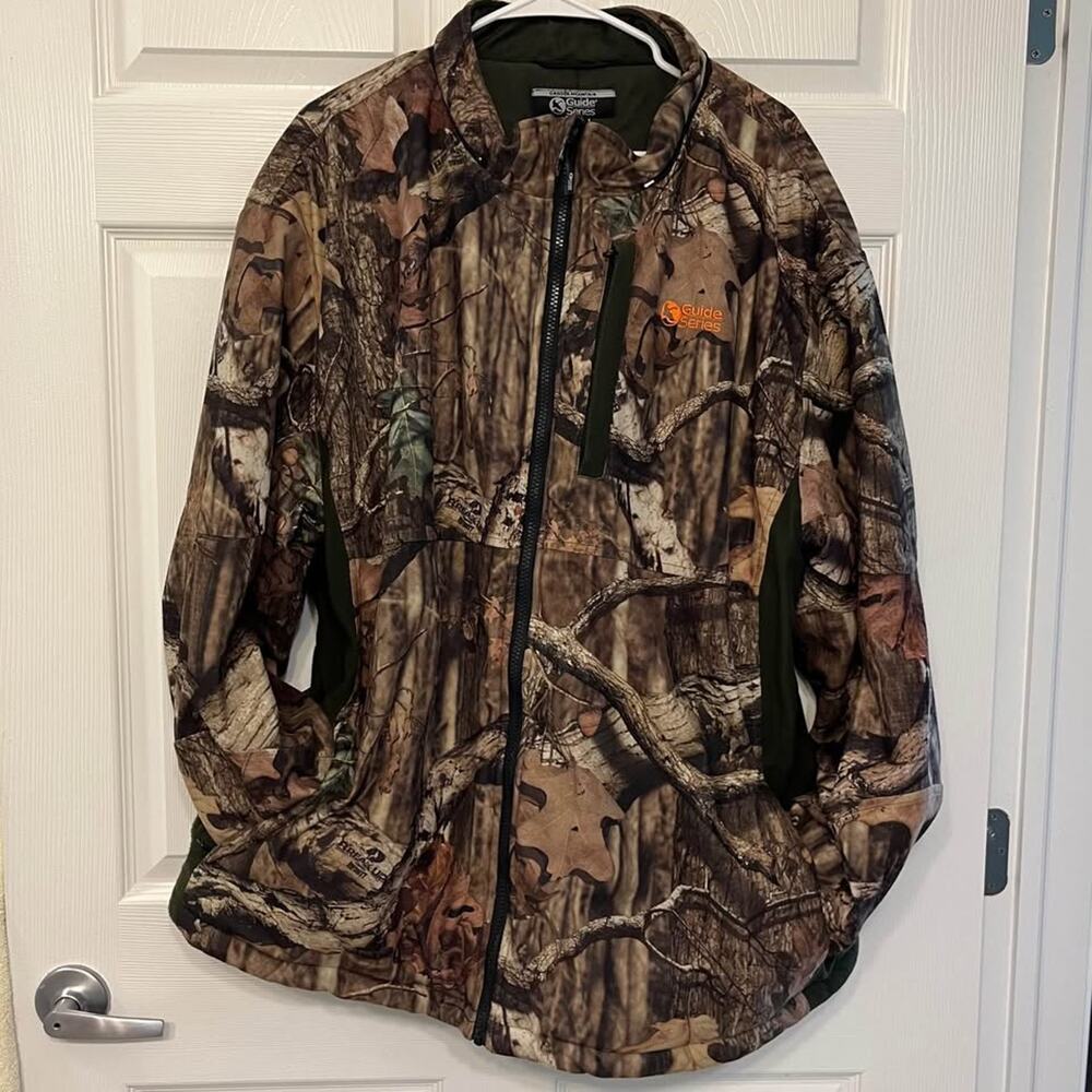 Gander Mountain Guide Series Camo Insulated Zipped Jacket Mens 2 XL